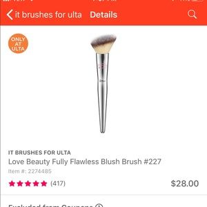 It Cosmetics blush brush